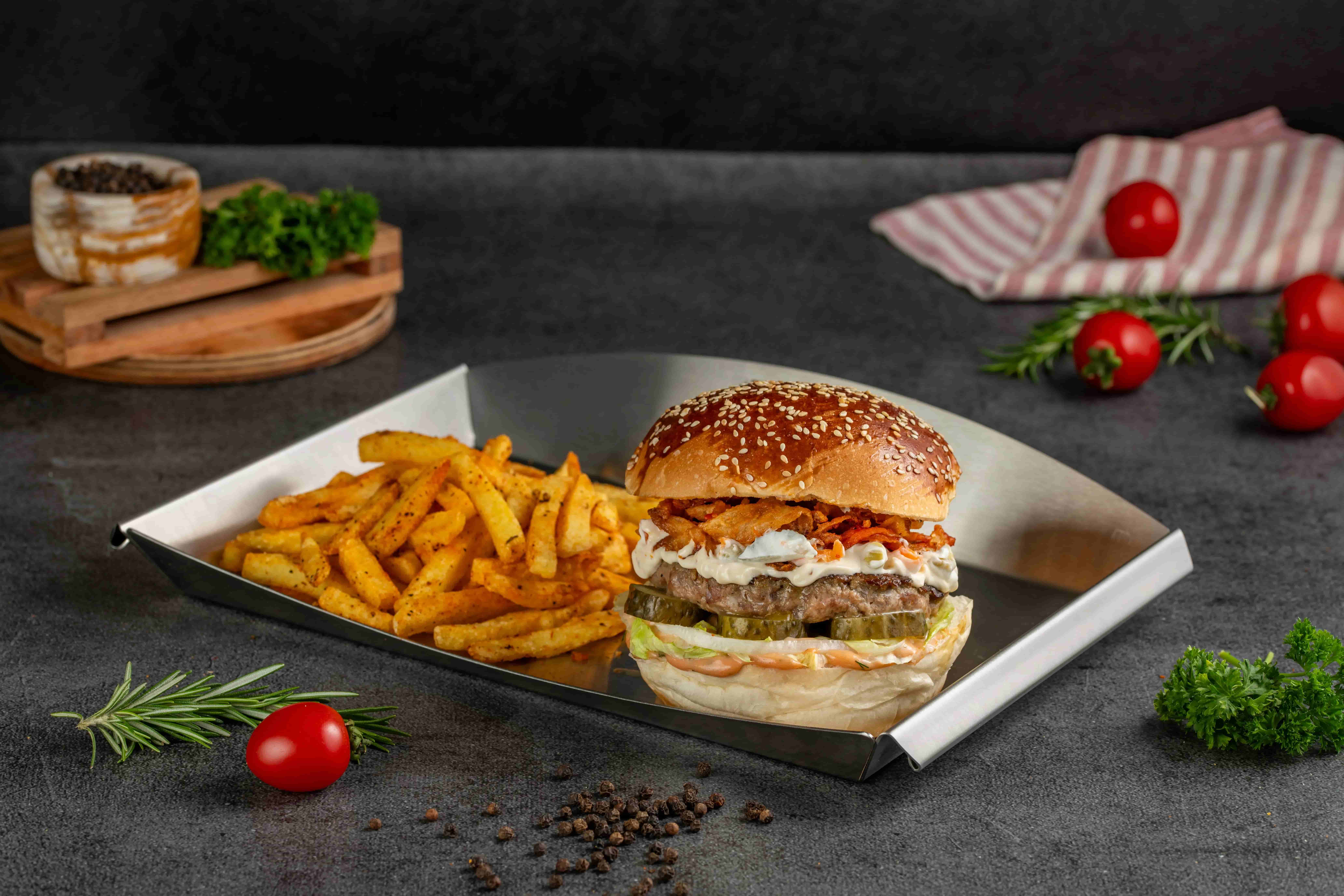 Trüf Mayonezli Et Burger